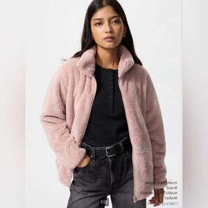 UNIQLO FLUFFY YARN FLEECE FULL-ZIP JACKET